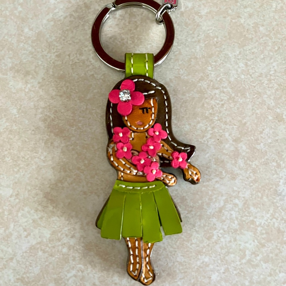 Coach Hula Girl charm